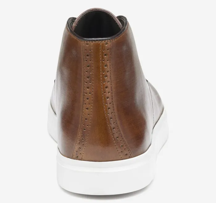 Men Brody Chukka Brown Handstained Full Grain JohnstonandMurphy LaceUps
