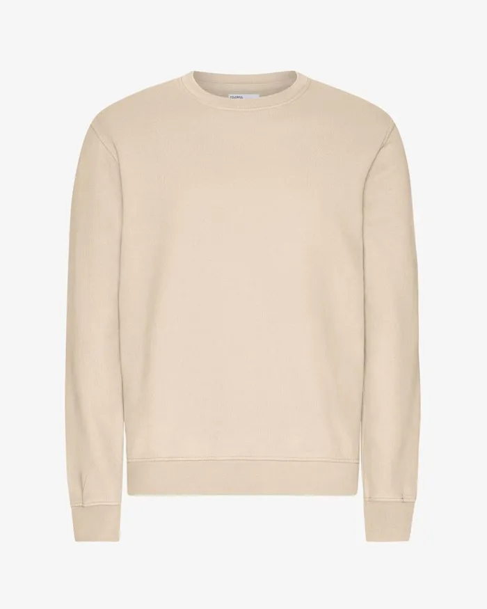 Men Crewneck Sweatshirts Colorful Standard Classic Organic Crew Ivory White