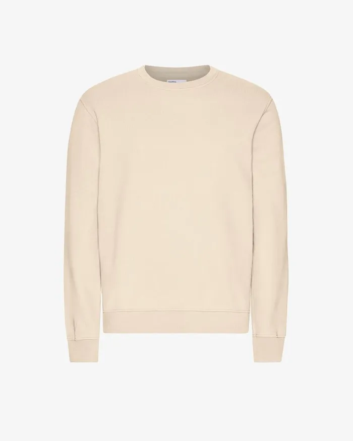 Men Crewneck Sweatshirts Colorful Standard Classic Organic Crew Ivory White