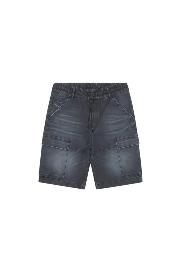 Men DKrooleyCargoShort Jogg Black Diesel Trousers And Shorts