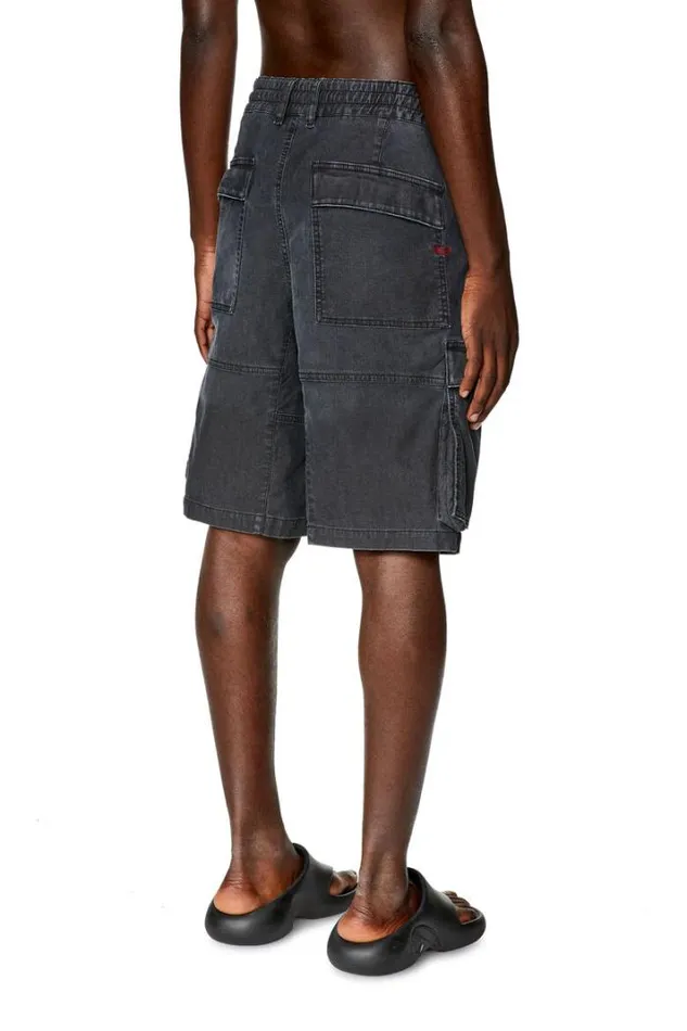 Men DKrooleyCargoShort Jogg Black Diesel Trousers And Shorts