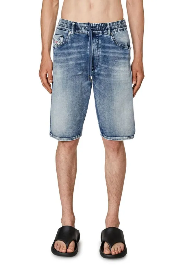 Men DKrooleyShort Jogg Light Blue Diesel Trousers And Shorts Men DKrooleyShort Jogg Light Blue Diesel Trousers And Shorts
