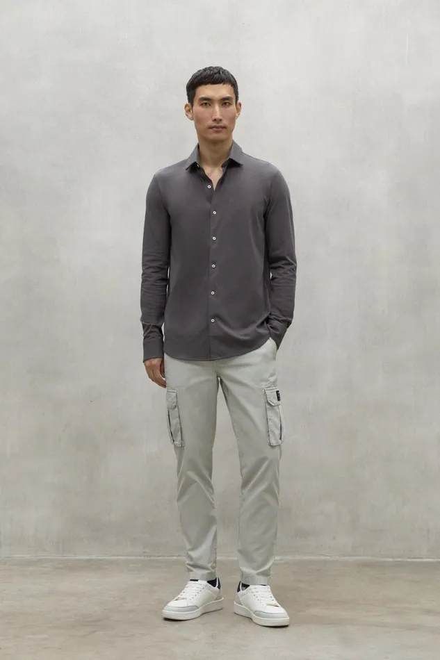 Men Dark Grey Gael Shirt Ecoalf Shirts