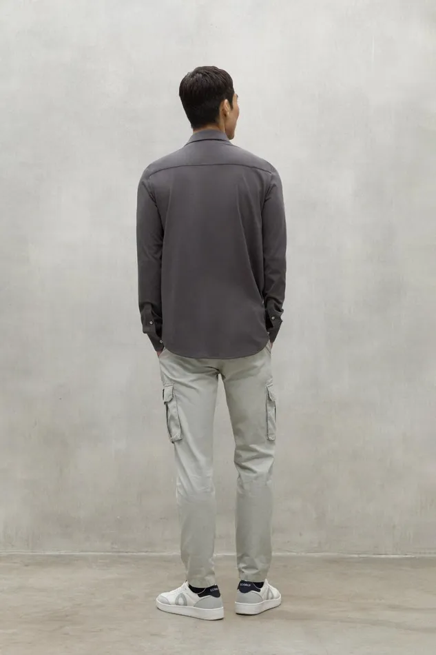 Men Dark Grey Gael Shirt Ecoalf Shirts