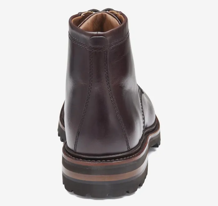 Men Dudley Lug Plain Toe Boot Dark Brown Full Grain JohnstonandMurphy LaceUps Men Dudley Lug Plain Toe Boot Dark Brown Full Grain JohnstonandMurphy LaceUps