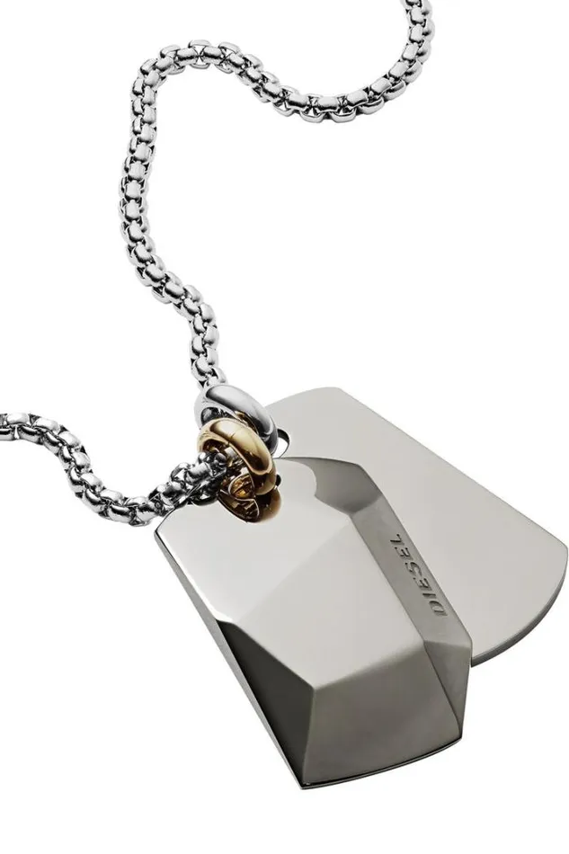 Men Dx1143 Silver Diesel Jewelry