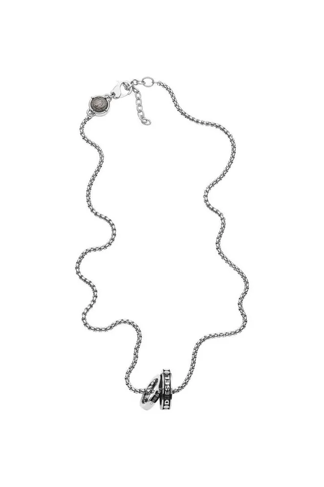 Men Dx1168 Silver Diesel Jewelry Men Dx1168 Silver Diesel Jewelry