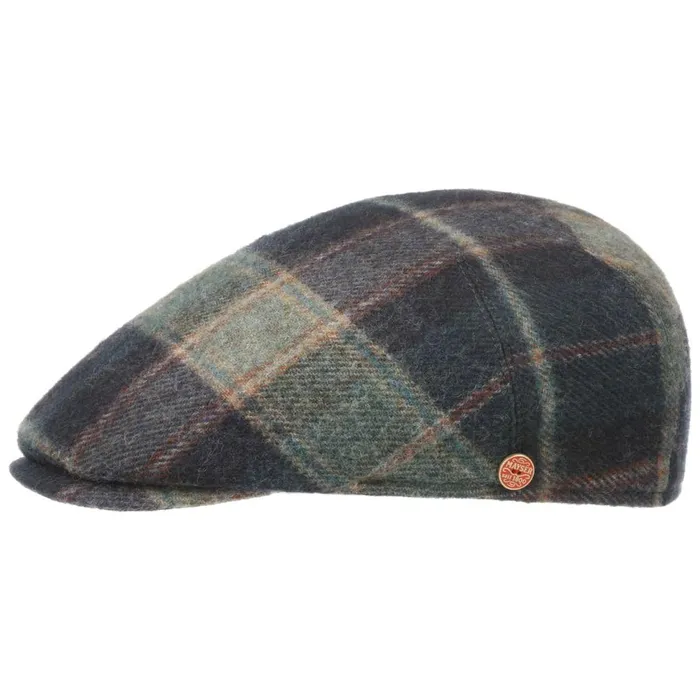 Men Flat Caps Mayser Sidney Plus British Lambswool Flat Cap Blue Men Flat Caps Mayser Sidney Plus British Lambswool Flat Cap Blue