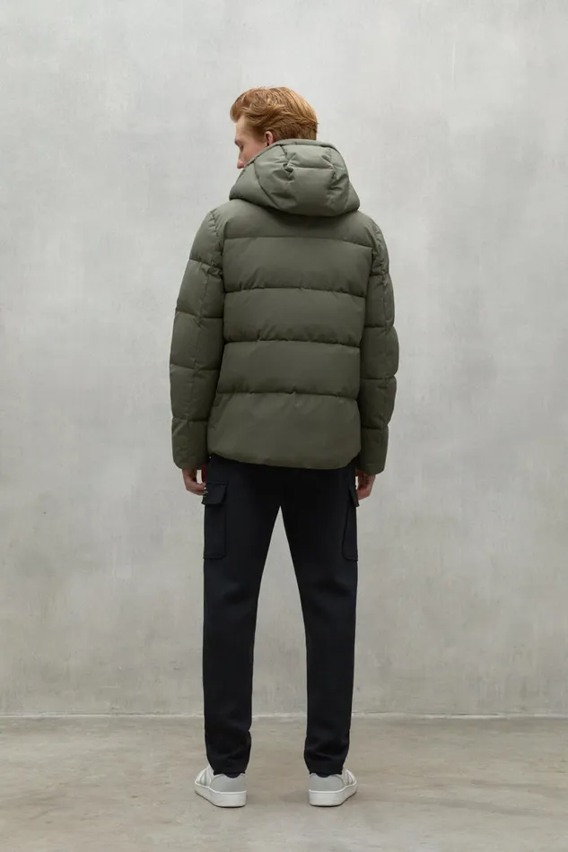 Men Green Bazon Jacket Ecoalf Coats And Jackets