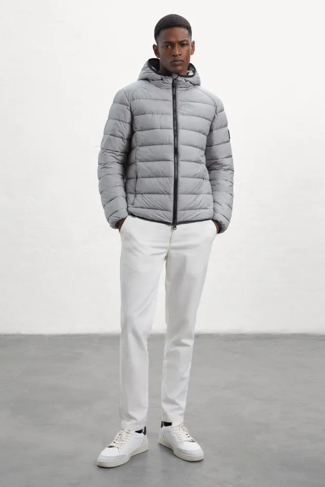 Men Grey Asp Jacket Ecoalf Coats And Jackets