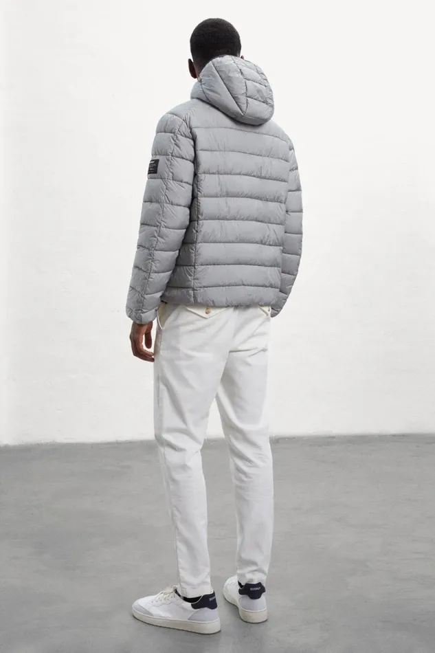 Men Grey Asp Jacket Ecoalf Coats And Jackets
