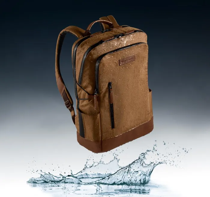 Men Hudson Waterproof Backpack Cognac JohnstonandMurphy Backpacks and Briefcases Men Hudson Waterproof Backpack Cognac JohnstonandMurphy Backpacks and Briefcases