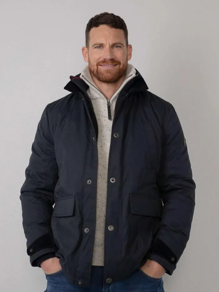 Men Jackets Petrol Industries Sustainable Jacket Dark Navy
