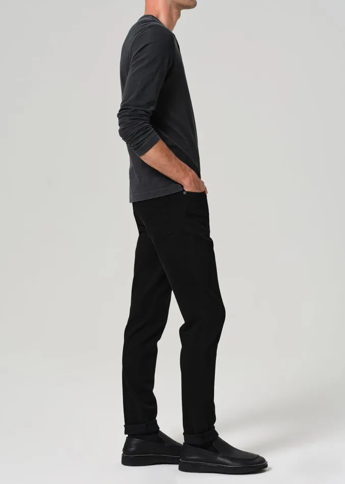 Men Jeans Citizens Of Humanity London Tapered Slim Cashmere Denim In Starless