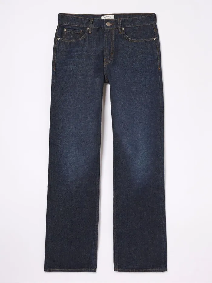 Men Jeans Fat Face Blue Loose Fit Jeans