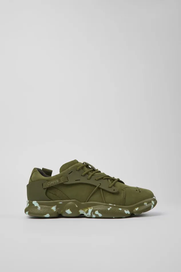Men Karst Green NubuckTextile Sneaker Camper Sneakers Men Karst Green NubuckTextile Sneaker Camper Sneakers
