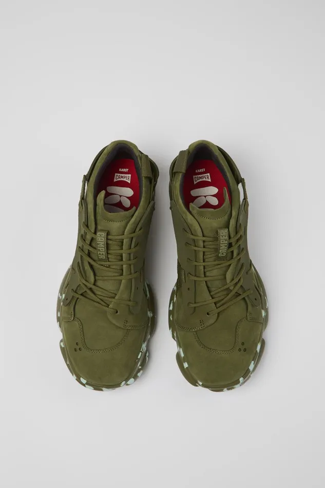 Men Karst Green NubuckTextile Sneaker Camper Sneakers Men Karst Green NubuckTextile Sneaker Camper Sneakers