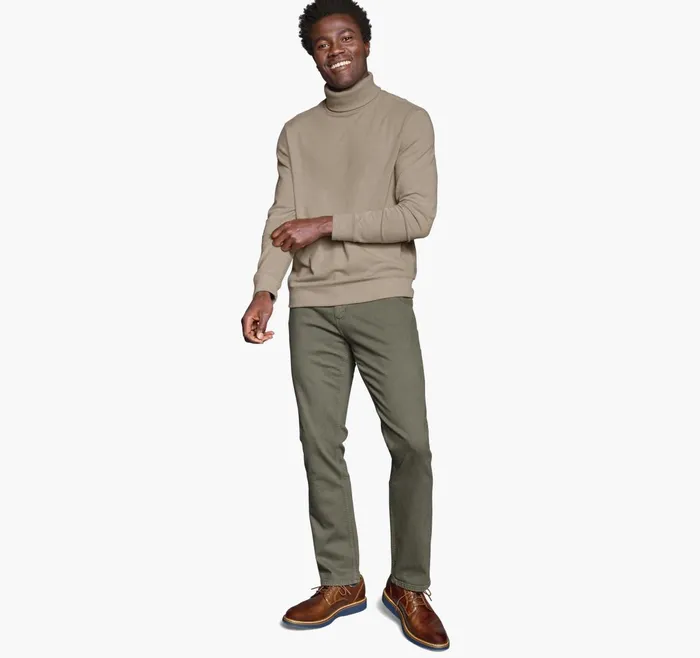 Men Knit Turtleneck Oatmeal JohnstonandMurphy Sweaters and Knits Men Knit Turtleneck Oatmeal JohnstonandMurphy Sweaters and Knits