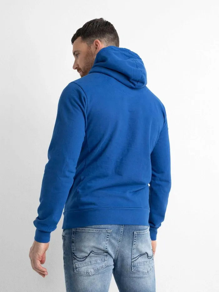 Men Knits and Sweats Petrol Industries Hoodie With Logo Artwork Imperial Blue