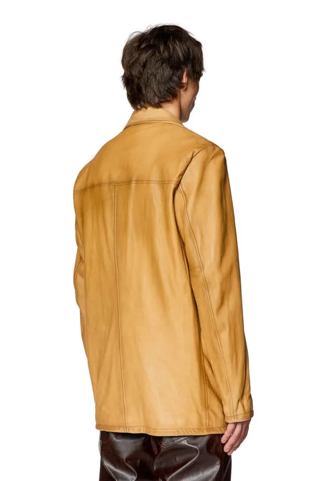 Men LNico Brown Diesel Outerwear And Jackets Men LNico Brown Diesel Outerwear And Jackets