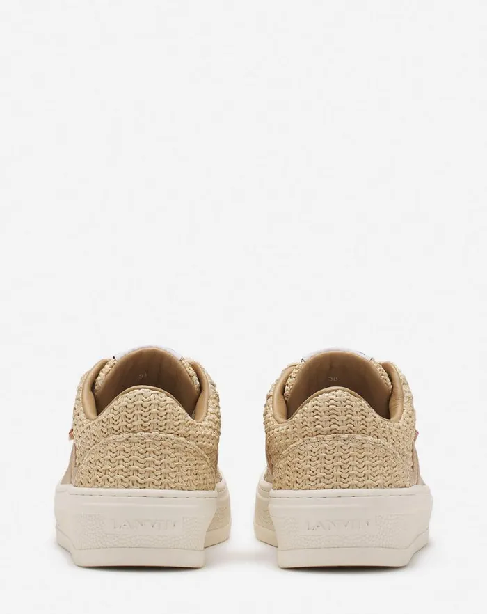 Men Lanvin Sneakers Lanvin Cash Raffia Sneakers Natural Men Lanvin Sneakers Lanvin Cash Raffia Sneakers Natural