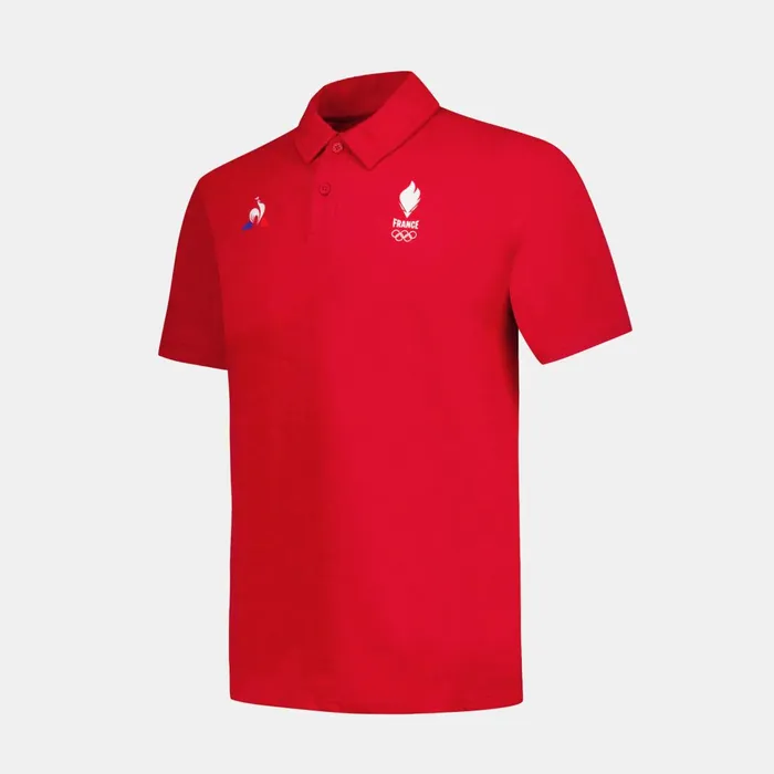 Men Le Coq Sportif Polos Shirts quipe De France Olympique Polo Homme