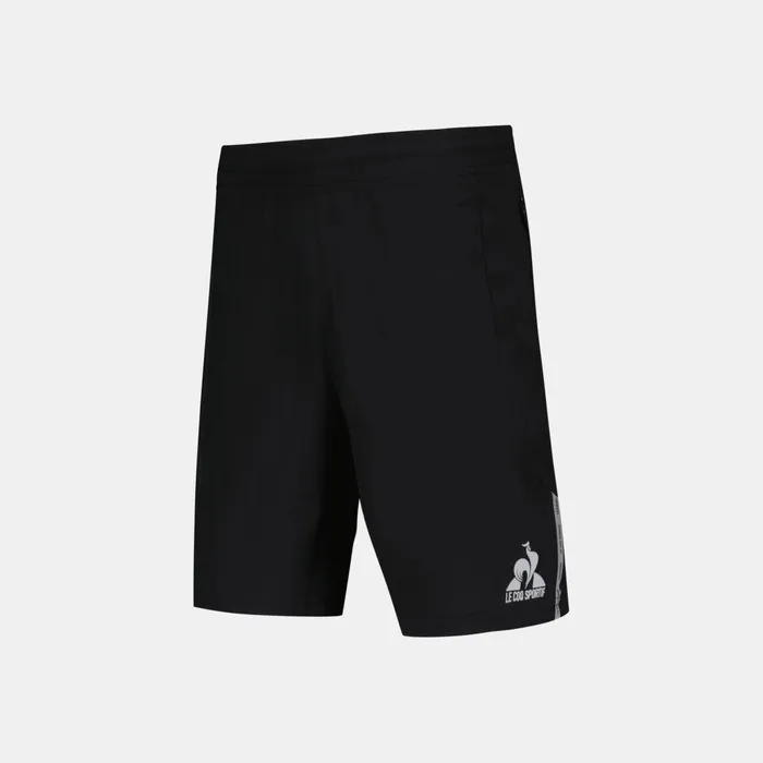 Men Le Coq Sportif Shorts Training Performance Shorts Black