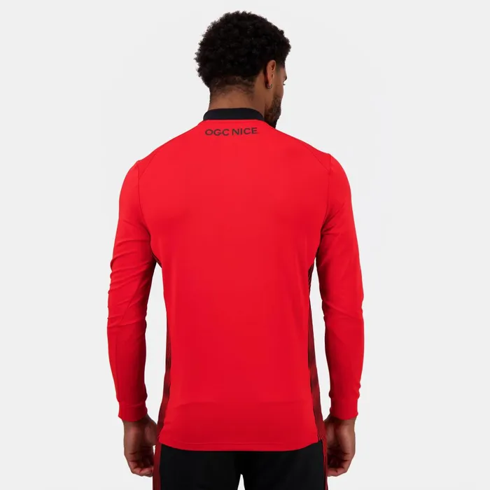 Men Le Coq Sportif Sweatshirts OGC Nice 8211 Training Resistance Sweatshirt Red N Men Le Coq Sportif Sweatshirts OGC Nice 8211 Training Resistance Sweatshirt Red N