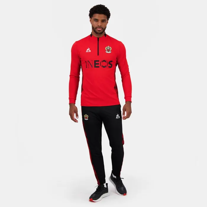 Men Le Coq Sportif Sweatshirts OGC Nice 8211 Training Resistance Sweatshirt Red N Men Le Coq Sportif Sweatshirts OGC Nice 8211 Training Resistance Sweatshirt Red N