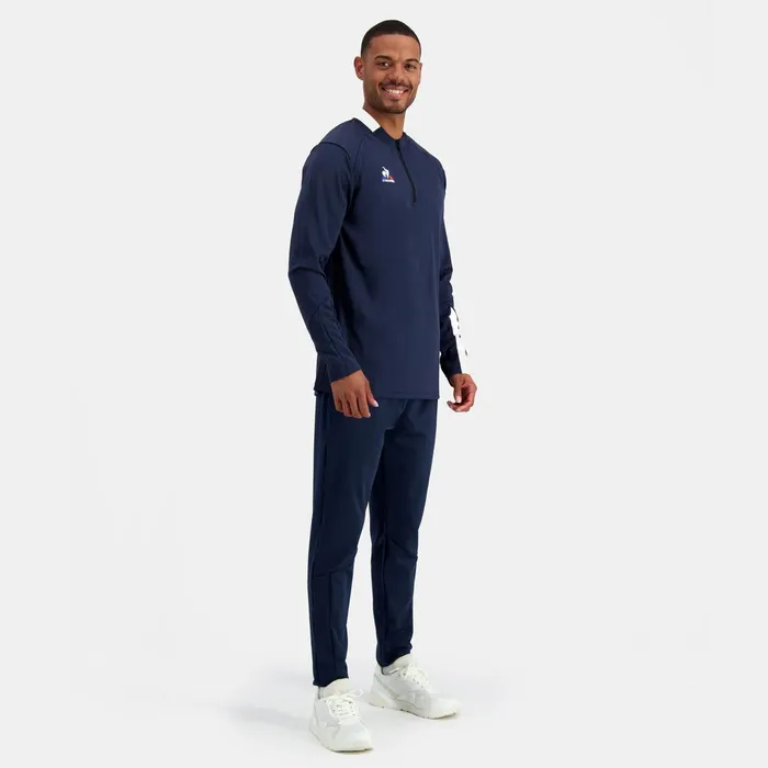 Men Le Coq Sportif Sweatshirts Training Sweatshirt Dress Blues Men Le Coq Sportif Sweatshirts Training Sweatshirt Dress Blues