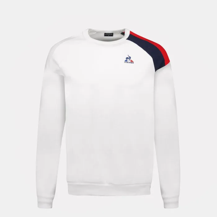 Men Le Coq Sportif Sweatshirts Tricolore Sweat Col Rond Homme