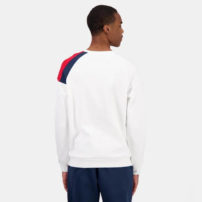 Men Le Coq Sportif Sweatshirts Tricolore Sweat Col Rond Homme
