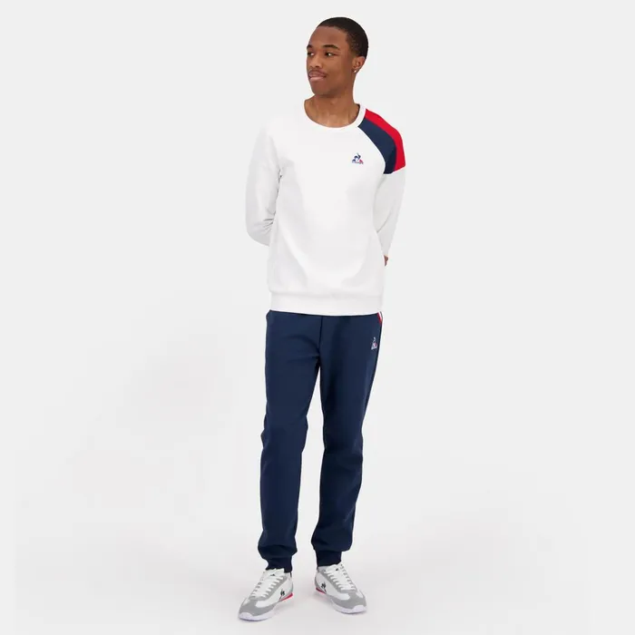 Men Le Coq Sportif Sweatshirts Tricolore Sweat Col Rond Homme