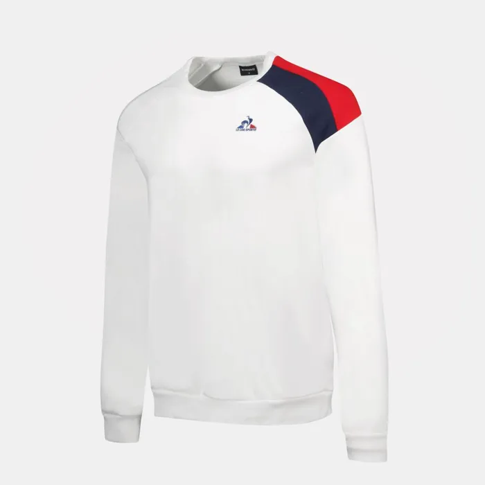 Men Le Coq Sportif Sweatshirts Tricolore Sweat Col Rond Homme