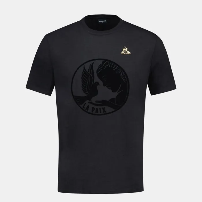 Men Le Coq Sportif Tshirts And Tops Tshirt Motif La Paix Homme Black