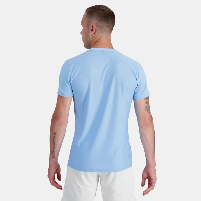 Men Le Coq Sportif Tshirts And Tops Tennis TShirt Fly Blue Men Le Coq Sportif Tshirts And Tops Tennis TShirt Fly Blue