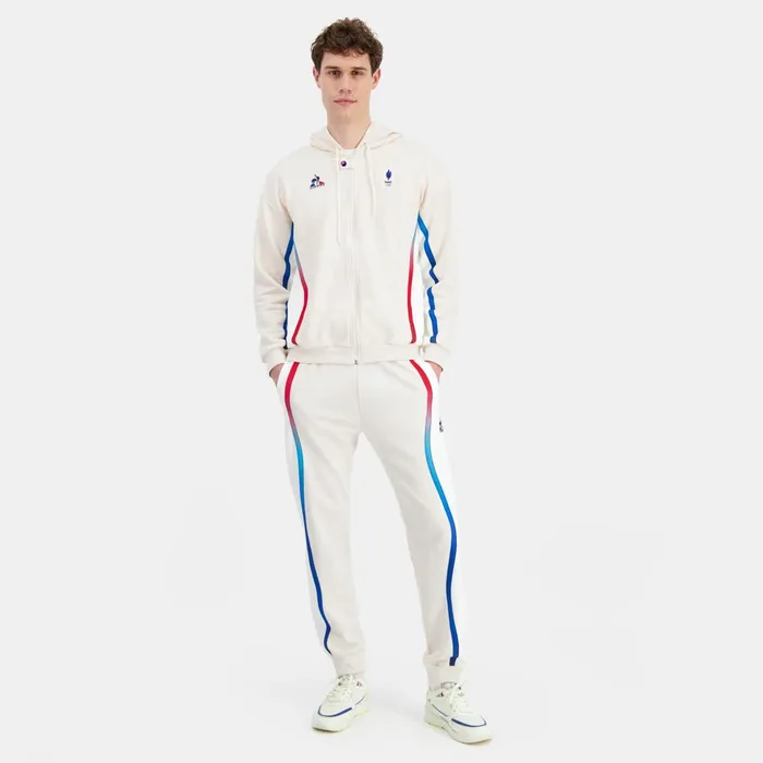 Men Le Coq Sportif Trousers And Joggers France039s Olympic Team Trousers cru
