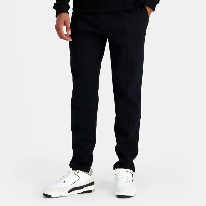 Men Le Coq Sportif Trousers And Joggers Ton Sur Ton Trousers Coupe Droite Black Men Le Coq Sportif Trousers And Joggers Ton Sur Ton Trousers Coupe Droite Black