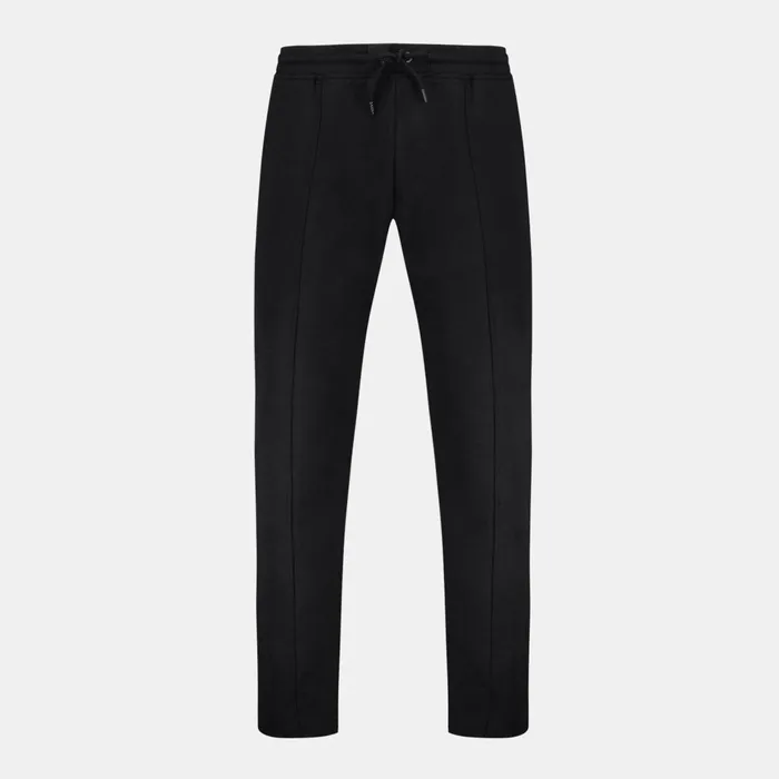 Men Le Coq Sportif Trousers And Joggers Ton Sur Ton Trousers Coupe Droite Black