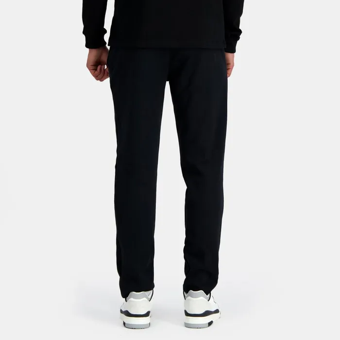 Men Le Coq Sportif Trousers And Joggers Ton Sur Ton Trousers Coupe Droite Black