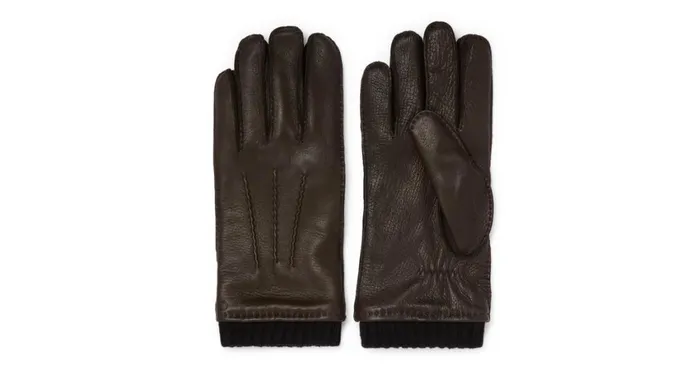 Men Oliver Sweeney Scarves Gloves and Hats Faversham Dark Brown