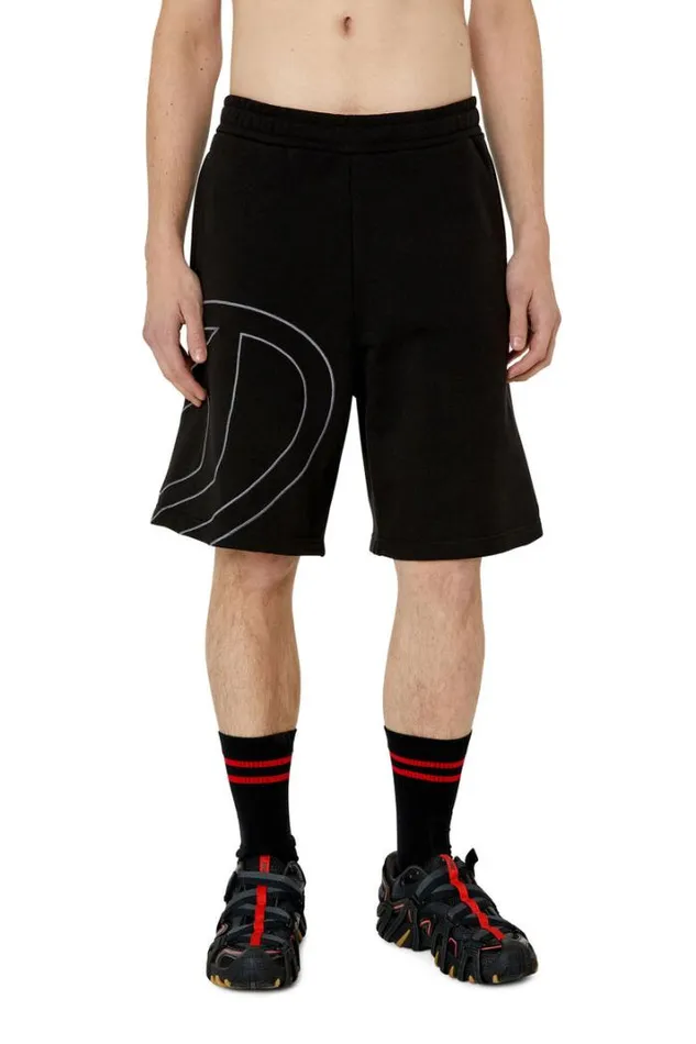 Men PCrowMegoval Black Diesel Trousers And Shorts Men PCrowMegoval Black Diesel Trousers And Shorts