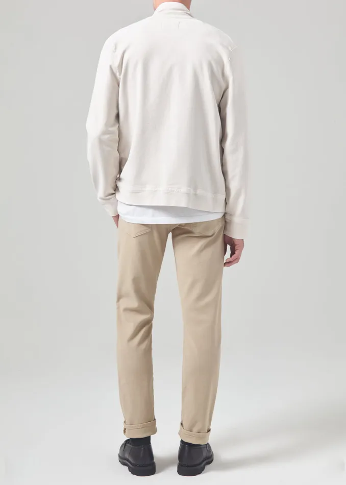 Men Pants Citizens Of Humanity Adler Slim French Terry In Khaki Classic
