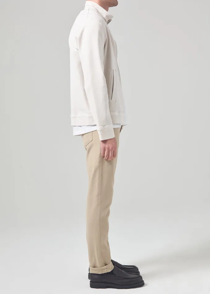 Men Pants Citizens Of Humanity Adler Slim French Terry In Khaki Classic