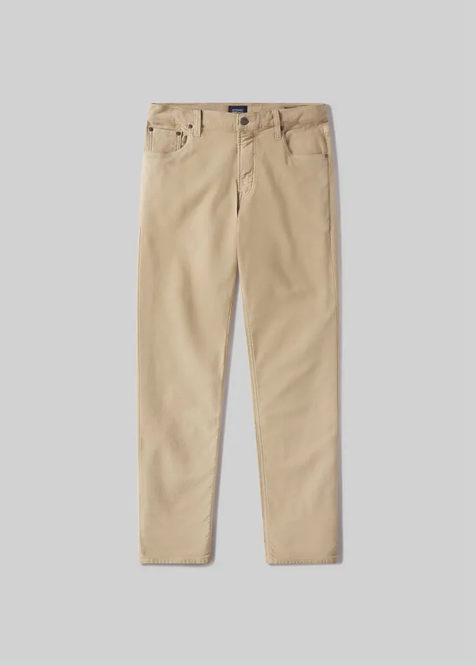 Men Pants Citizens Of Humanity Adler Slim French Terry In Khaki Classic