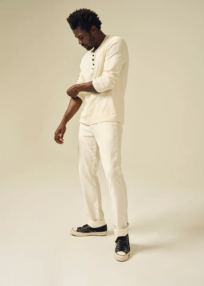 Men Pants Citizens Of Humanity Gage Slim Straight Stretch Linen In Sierra