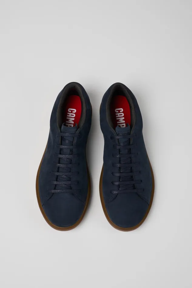 Men Pelotas Soller Blue Nubuck Sneakers Camper Sneakers Men Pelotas Soller Blue Nubuck Sneakers Camper Sneakers