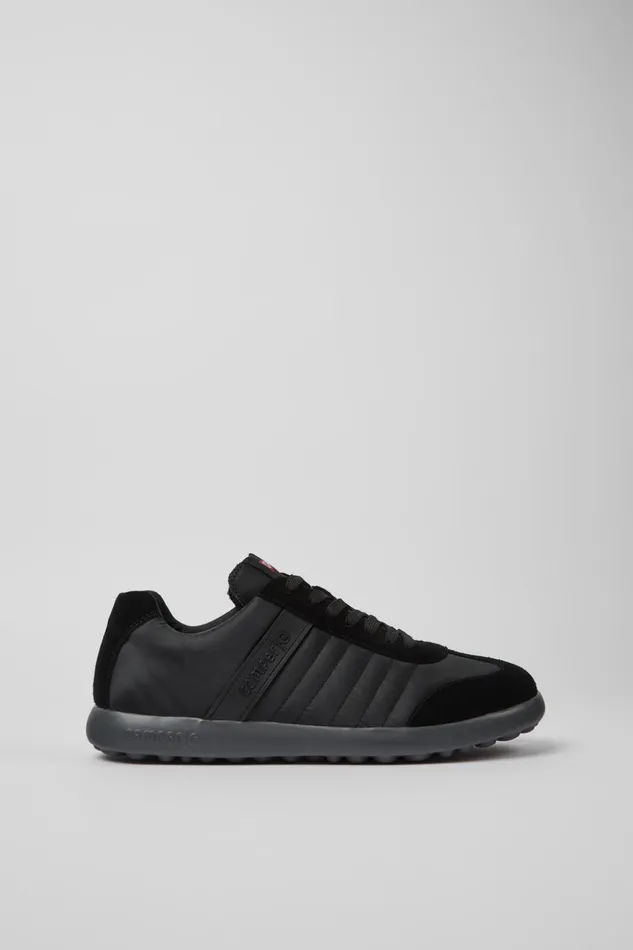 Men Pelotas XLite Black Recycled PET And Nubuck Sneakers Camper Sneakers Men Pelotas XLite Black Recycled PET And Nubuck Sneakers Camper Sneakers