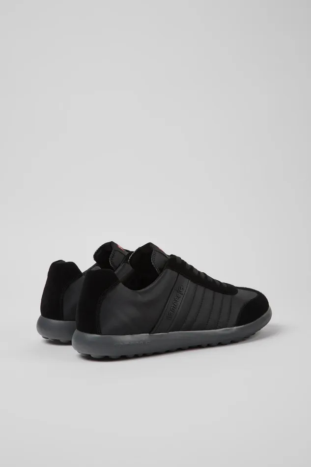 Men Pelotas XLite Black Recycled PET And Nubuck Sneakers Camper Sneakers Men Pelotas XLite Black Recycled PET And Nubuck Sneakers Camper Sneakers