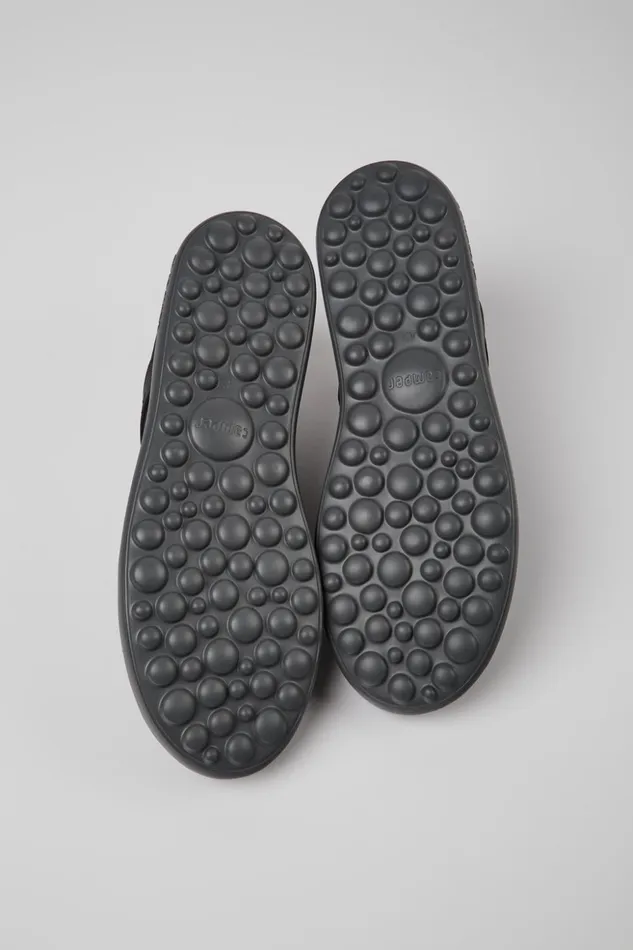 Men Pelotas XLite Black Recycled PET And Nubuck Sneakers Camper Sneakers Men Pelotas XLite Black Recycled PET And Nubuck Sneakers Camper Sneakers